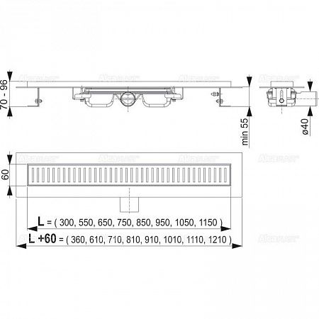 Alcaplast  APZ101-1450