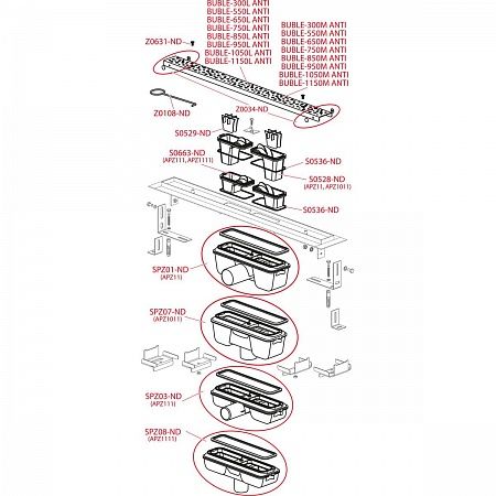 Alcaplast  APZ1016-950