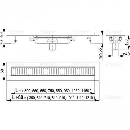 Alcaplast  APZ1101-1150