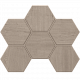 Мозаика Estima Classic Wood CW01 Hexagon 25x28,5