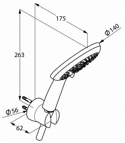 Душевой гарнитур Kludi Freshline 3S