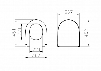 Сидение VitrA Nest с м/лифтом