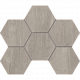 Мозаика Estima Soft Wood SF03 Hexagon 25x28,5