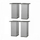 Комплект опор для мебели Lemark UNIVERSAL 15см  (4 шт)