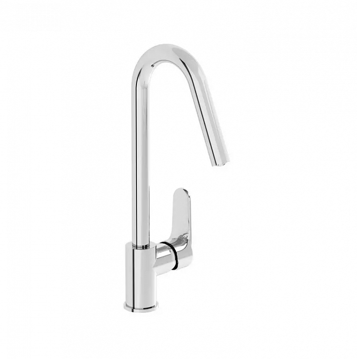 Смеситель VitrA Root Round для кухонной мойки, хром, A42742EXP