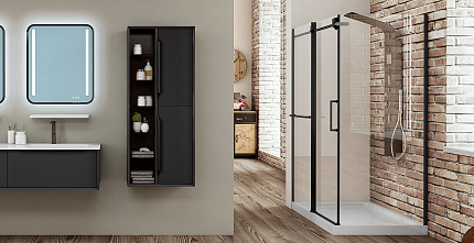 Душевой уголок Kolpa San VIRGO TK 120x90 BLACK