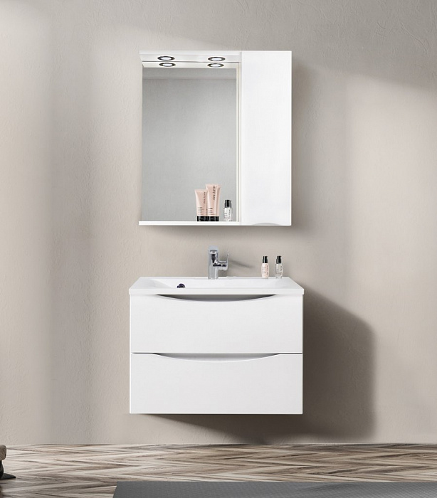 Зеркальный шкаф BELBAGNO MARINO-SPC-700/750-1A-BL-P, MARINO-SPC-700/750-1A-BL-P-R