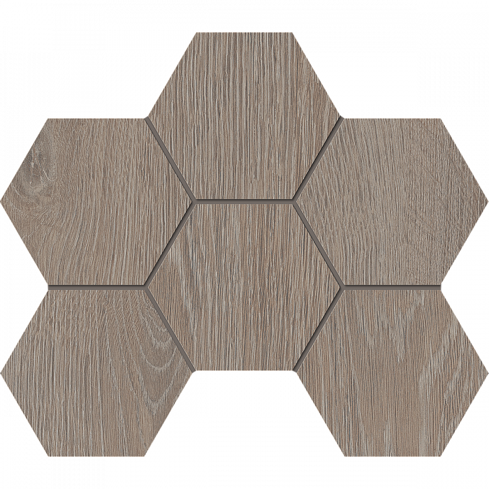 Мозаика Estima Kraft Wood KW02 Hexagon 25x28,5