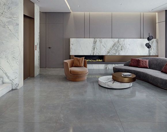 Керамогранит Kutahya Pulpis Prime. Фото в интерьере