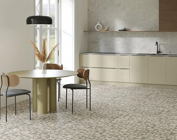 Керамогранит Vitra Marmostone. Фото в интерьере