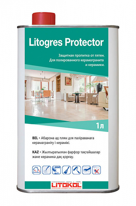 Защитная пропитка от пятен Litokol LITOGRES PROTECTOR, 1 л