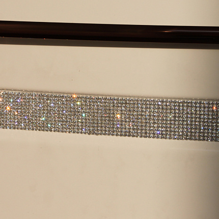 Декоративная горизонтальная вставка "Кристаллы Swarovski на торцевую панель к душевому боксу Радомир Элис 1-242-0-0-0-094