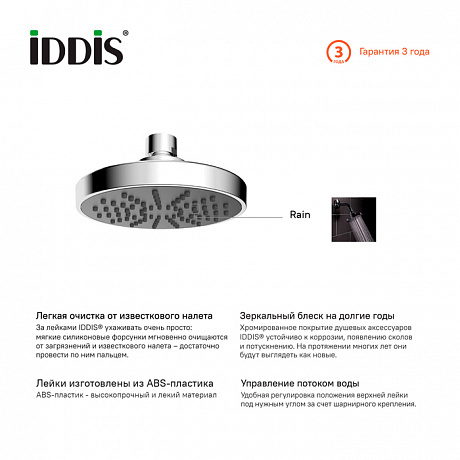 IDDIS Built-in Shower Accessories 008MINPi64