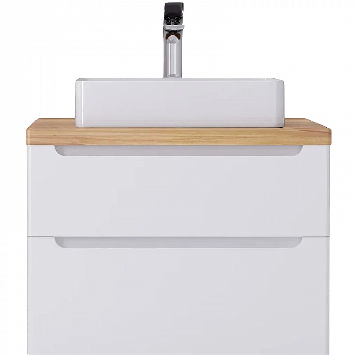 wood.01.80/P/W Тумба Wood 80 белая белый JORNO