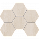 Мозаика Estima Soft Wood SF01 Hexagon 25x28,5