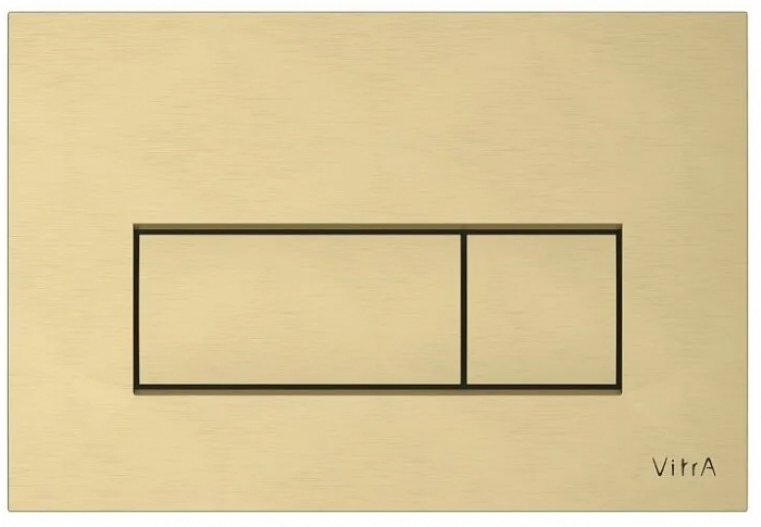 Клавиша смыва Vitra Root Square 740-2325, механическая, золото