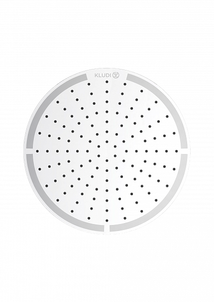 Верхний душ Kludi A-Qa, круглый, плоский, 300 мм