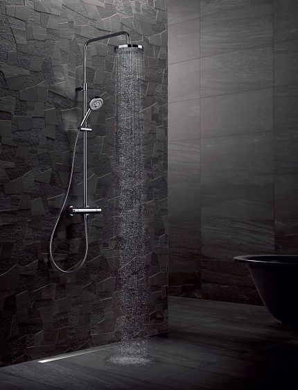 Душевая система с термостатом Kludi Logo Dual Shower System