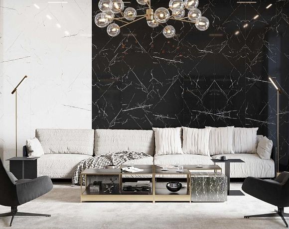 Керамогранит Onlygres Marble. Фото в интерьере