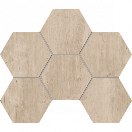 Estima Soft Wood Mosaic/SF02_NS/25x28,5/Hexagon