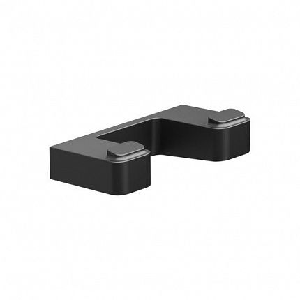 TD 100.20 Крючок двойной, черный X07P554