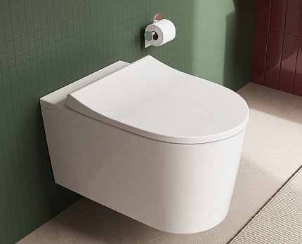 Инновационный безободковый унитаз VitrA Nest QuantumFlush c ламинарным потоком