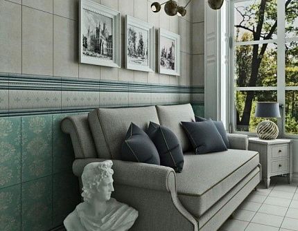 Керамическая плитка Mayolica VICTORIAN DECOR 28x70 см