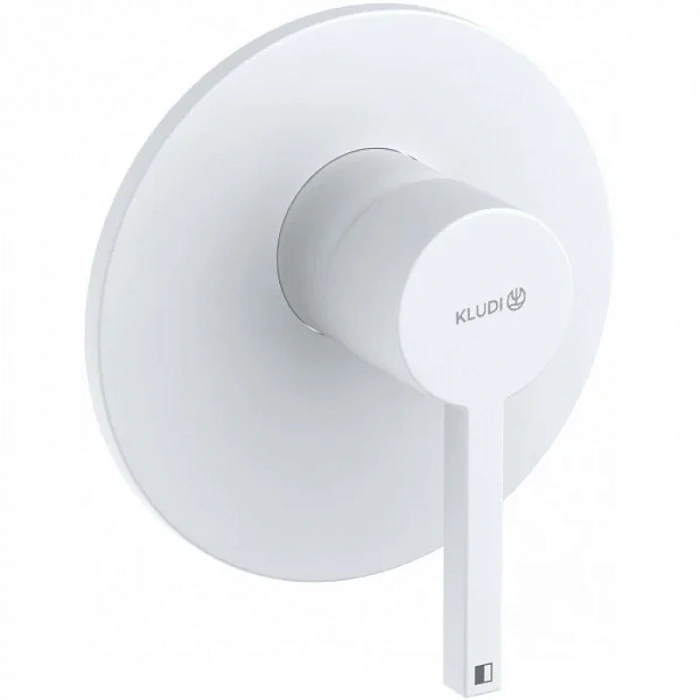 Смеситель для душа Kludi Nova Fonte Puristic 207555315 встраиваемый, белый матовый