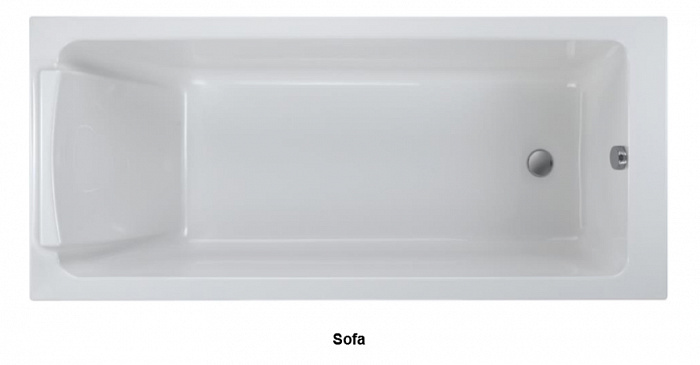 Акриловая ванна Jacob Delafon Sofa 170x75
