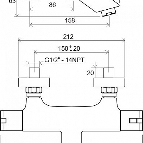 Ravak Termo X070047