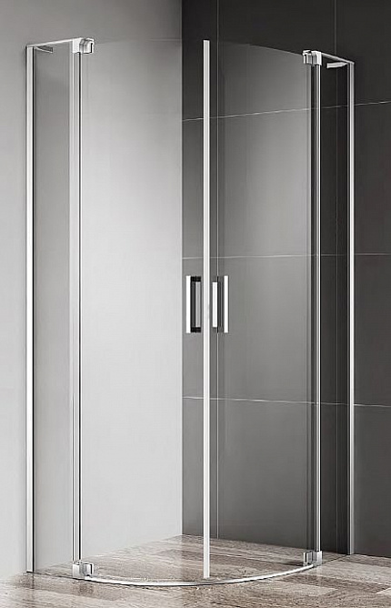 Душевой уголок CEZARES SLIDER R-2, SLIDER-R-2-90/100-GRIGIO-Cr