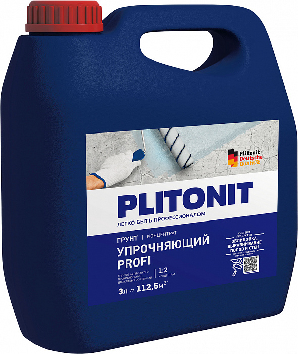 Грунт упрочняющий Plitonit Profi, 3 кг