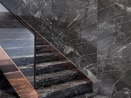 Керамогранит Kutahya Black Calacatta Kristal Rectified Parlak Nano  1200x2400