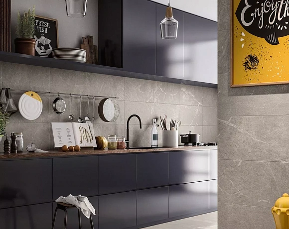 Керамогранит Imola Ceramica Blue Savoy. Фото в интерьере