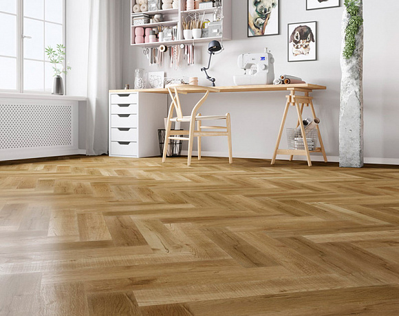 Кварцевый ламинат Fargo Parquet. Фото в интерьере