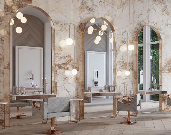 Керамогранит Onlygres Marble. Фото в интерьере