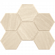 Мозаика Estima Gabbro GB01 Hexagon 25x28,5