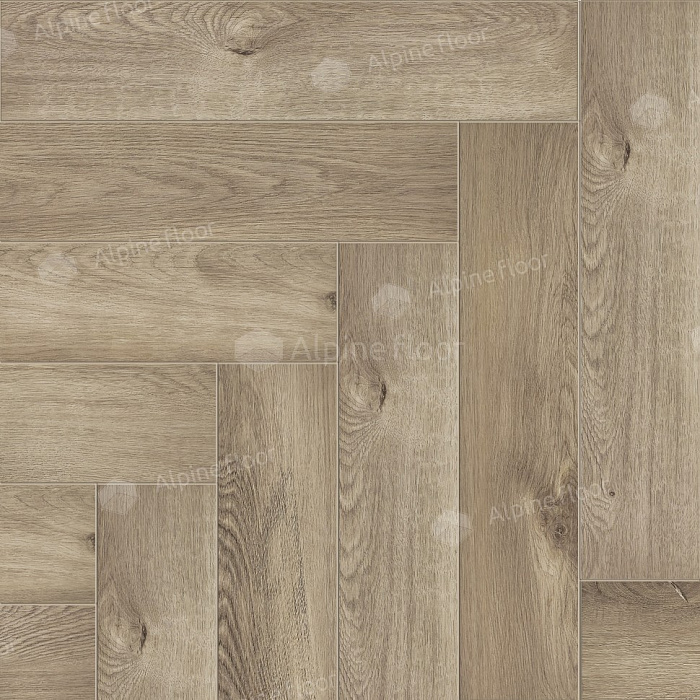 LVT плитка Alpine Floor Parquet LVT Дуб натуральный отбеленный